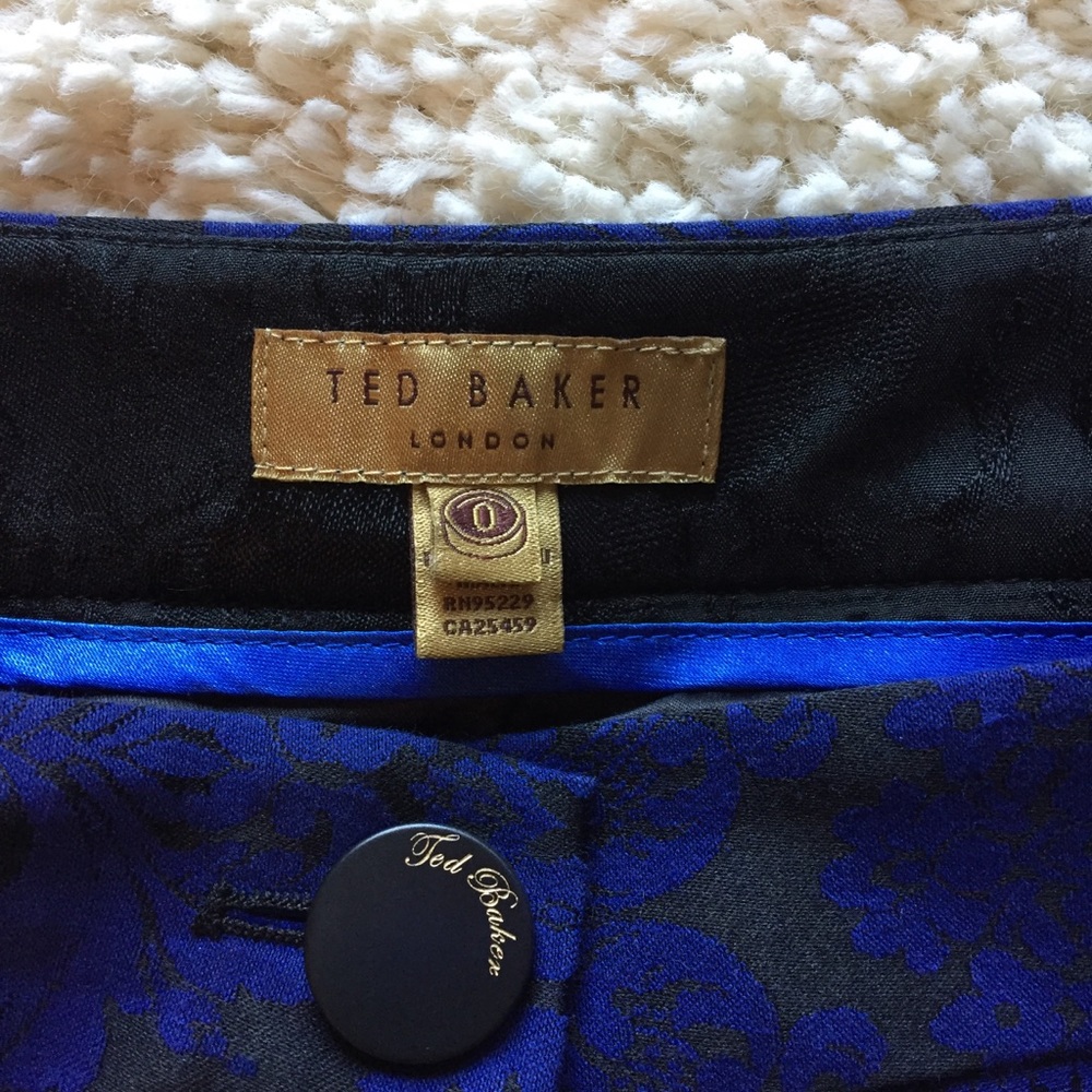 Ted Baker Blue Patterned Suit Set - Picture 8 of 8